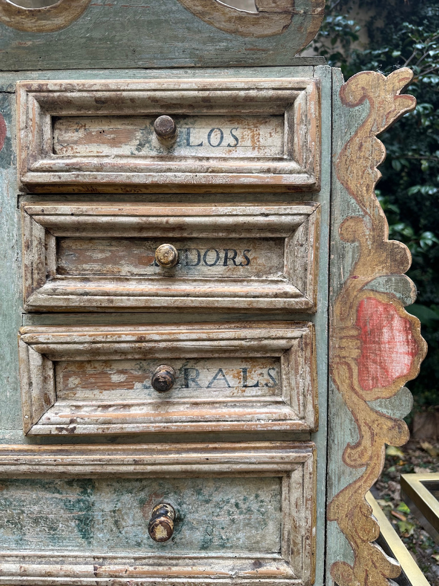 Paire de cabinets d'herboristerie-photo-7