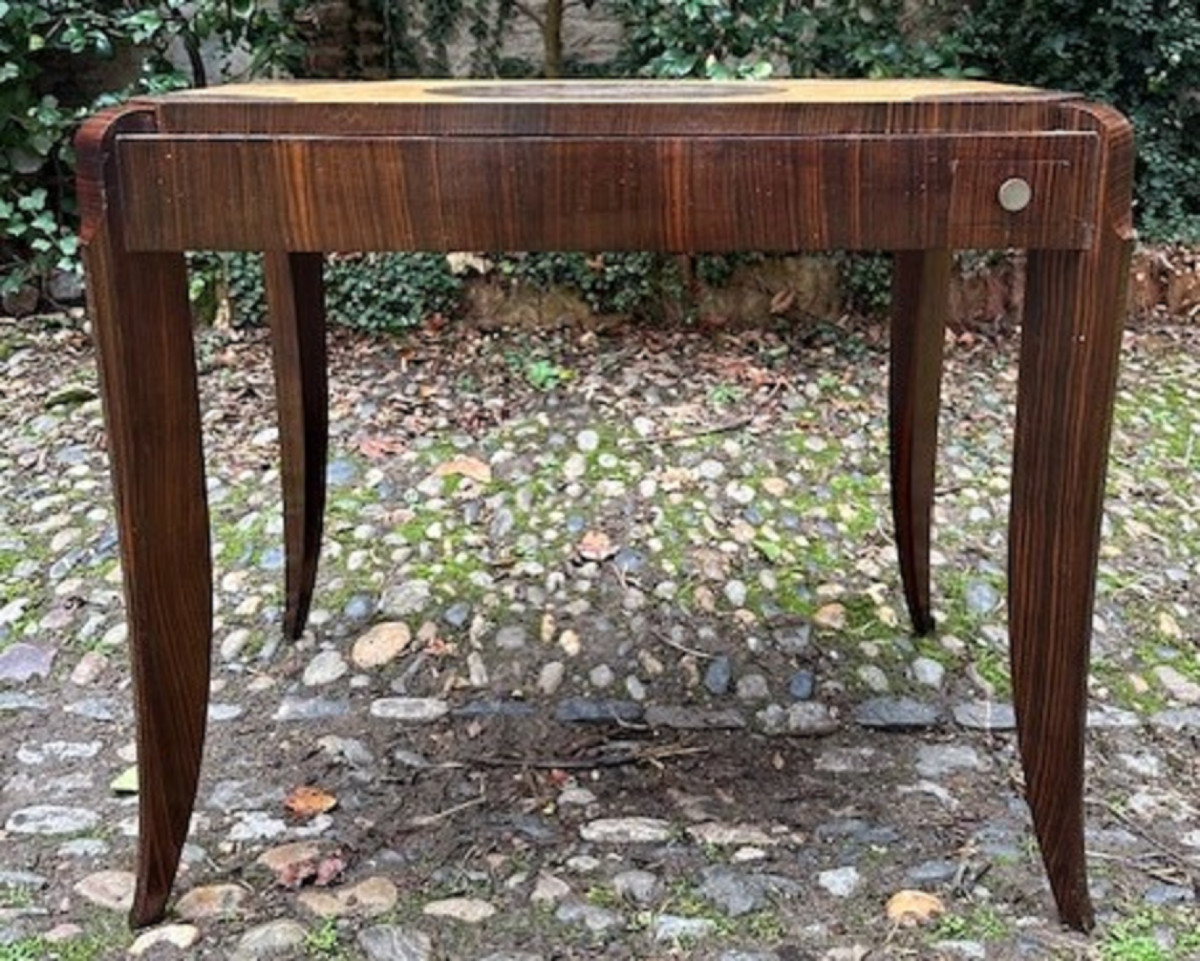 Table à jeu Art Déco-photo-2