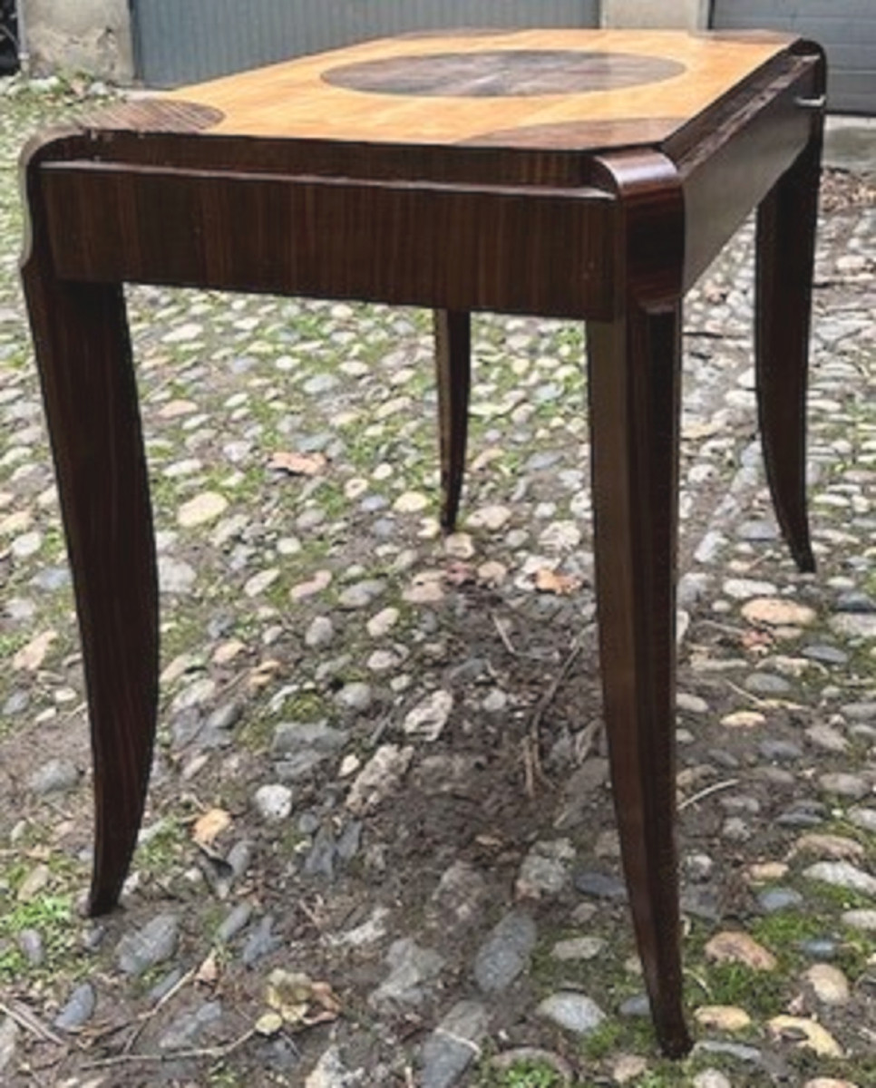 Table à jeu Art Déco-photo-4