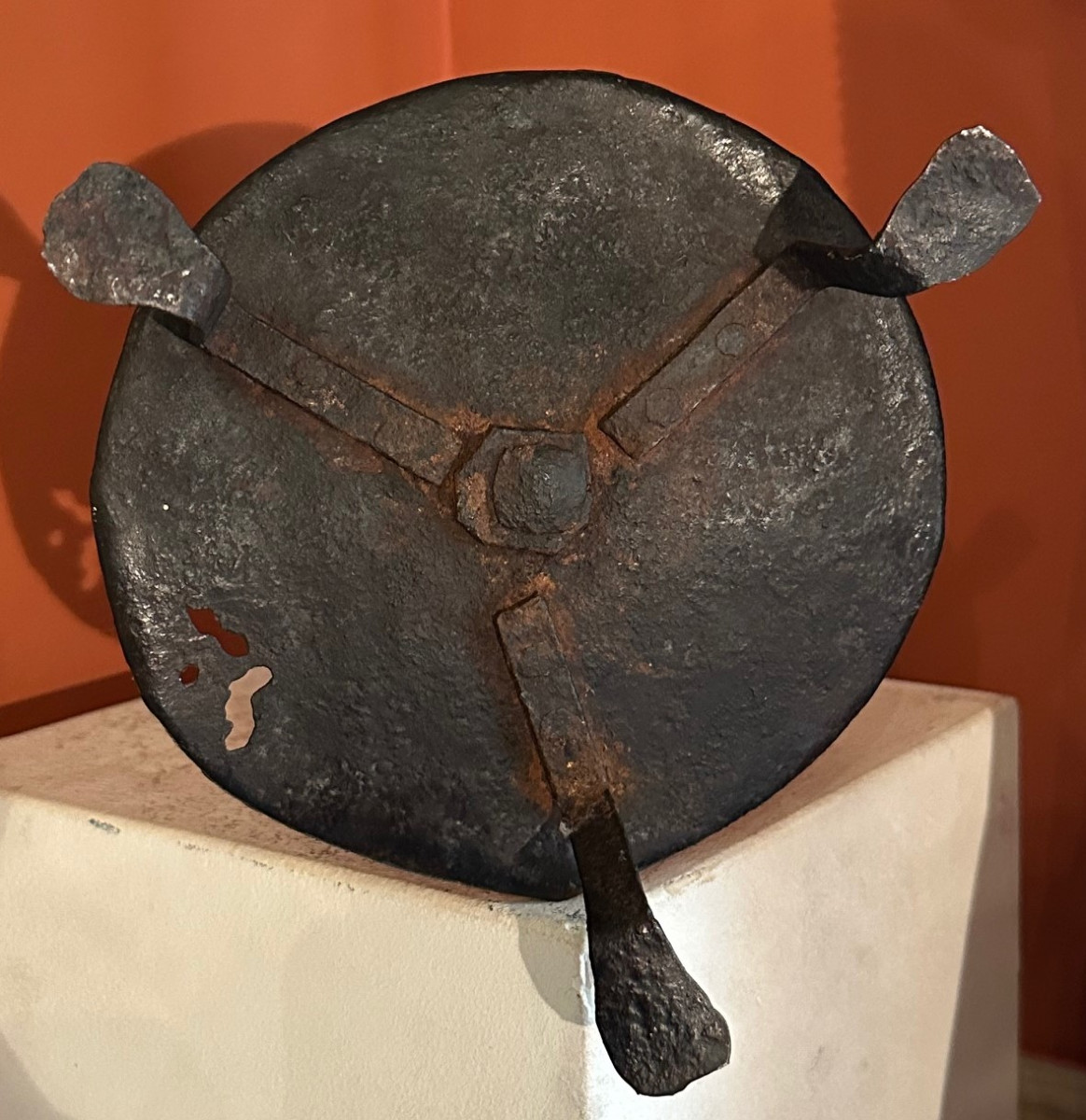 Candélabre en fer forgé haute époque -photo-2