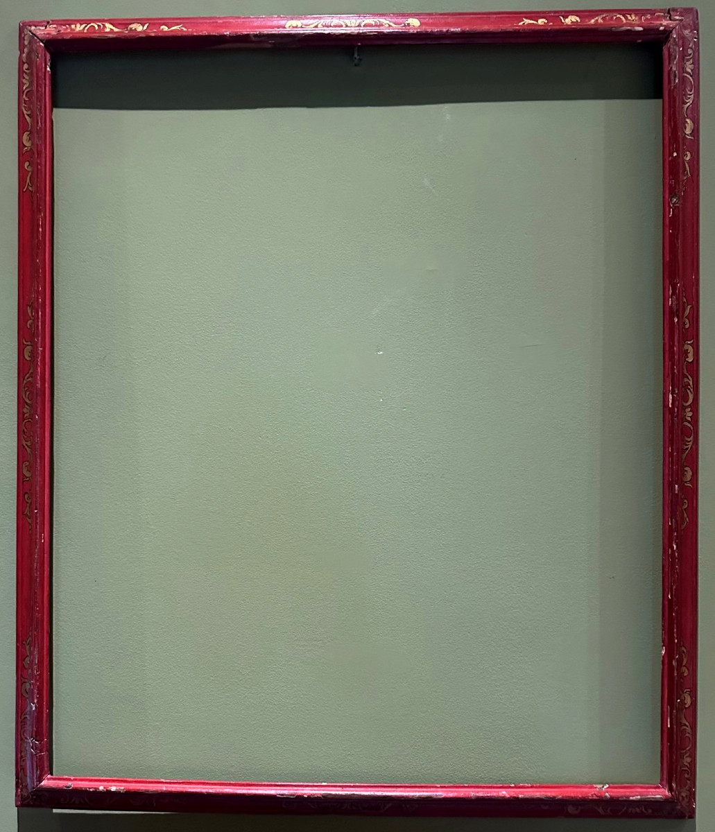18th Century Lacquered Wooden Frame