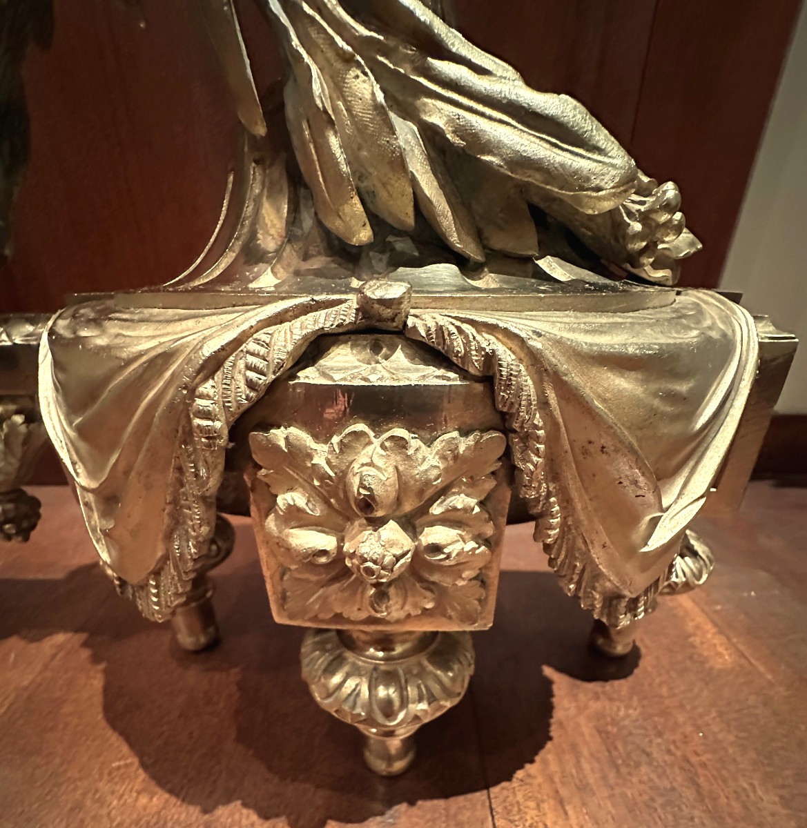 Pair Of Louis XVI Style Andirons-photo-3