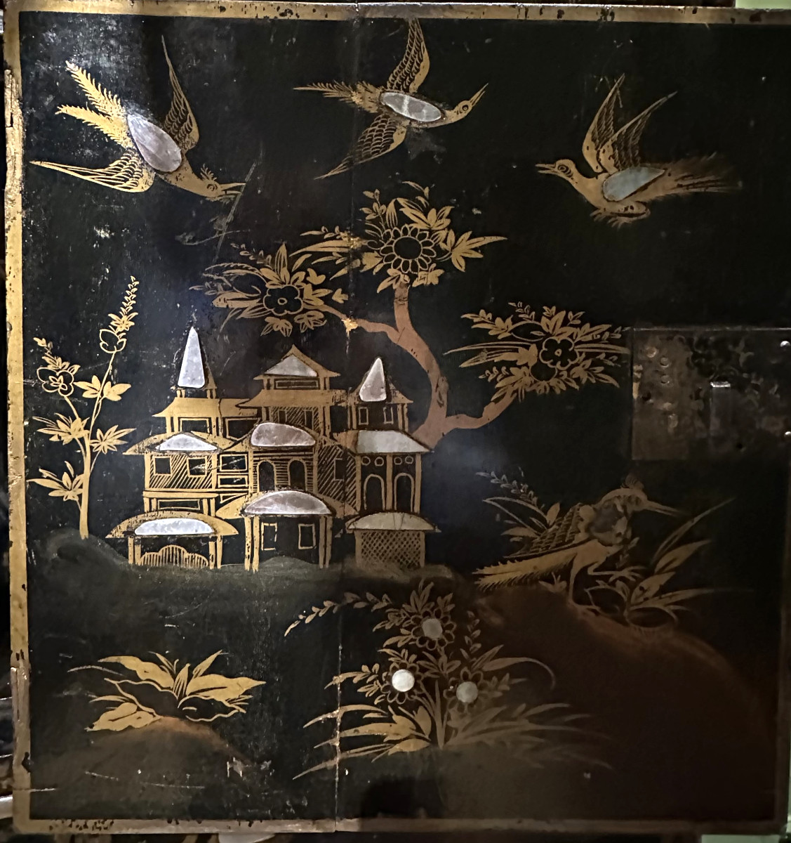 Louis XIV Lacquer Cabinet-photo-6