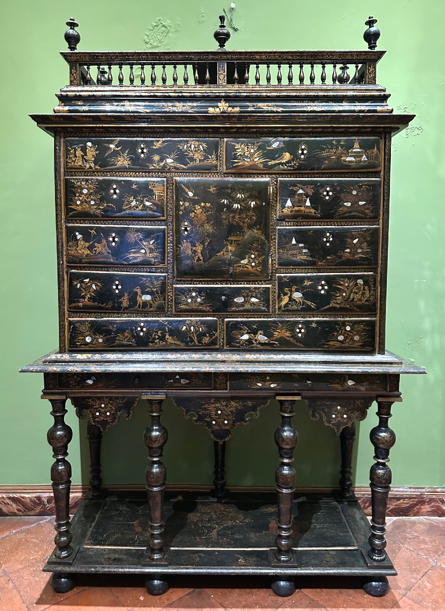 Louis XIV Lacquer Cabinet