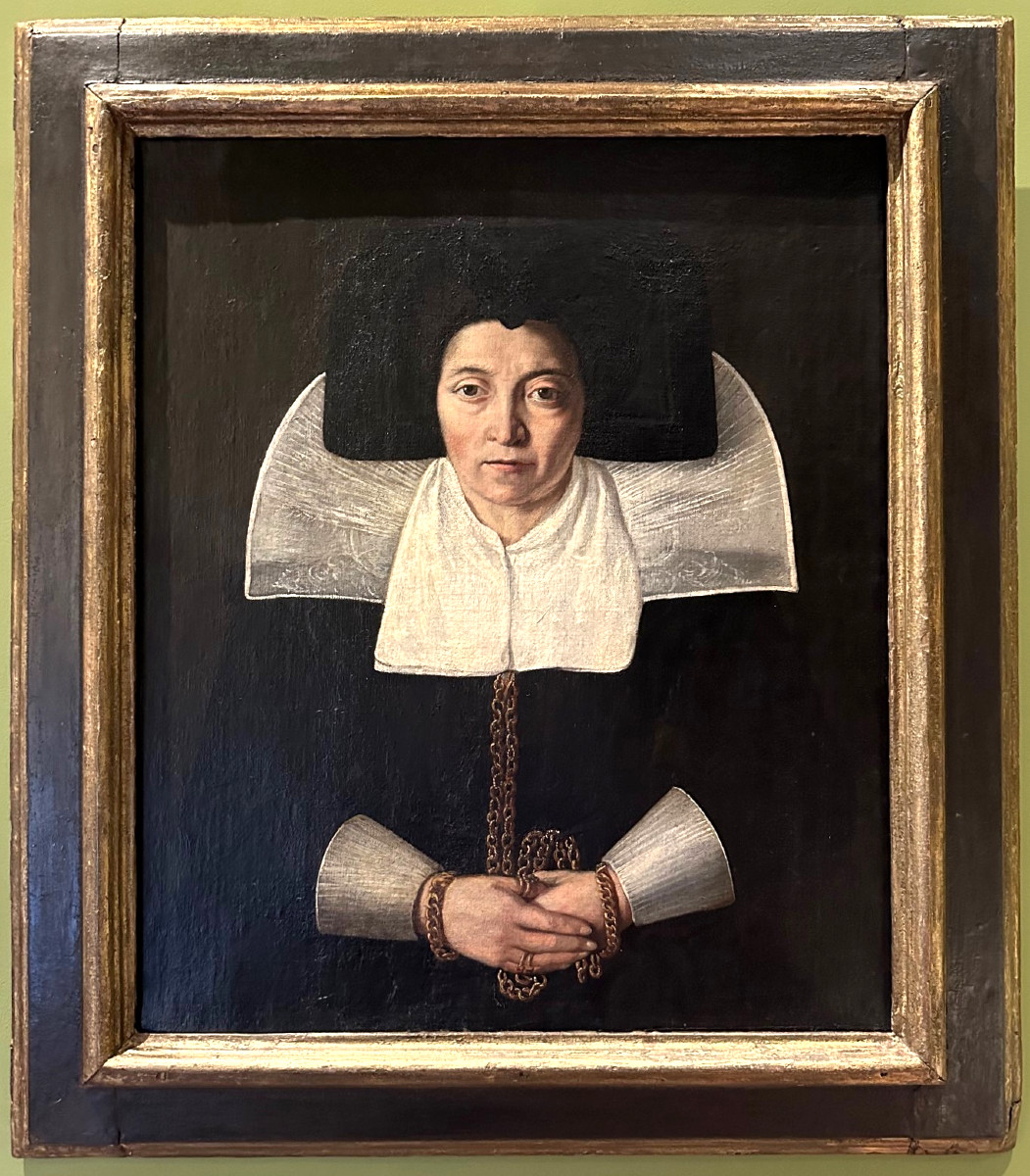 17th-century Portrait Painting Of A Woman