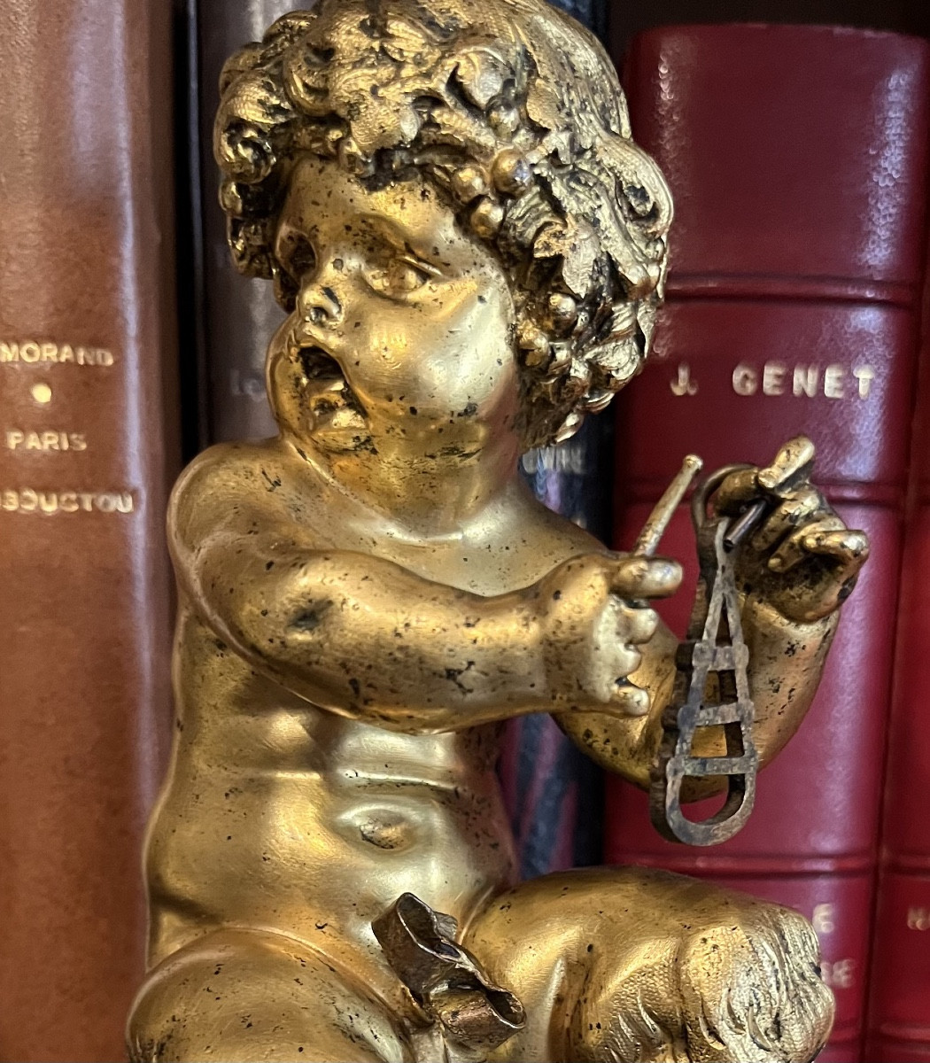 Pair Of Ormolu Fauns-photo-3