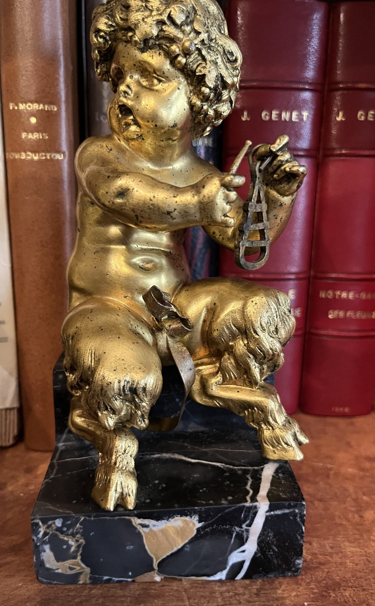Pair Of Ormolu Fauns-photo-1