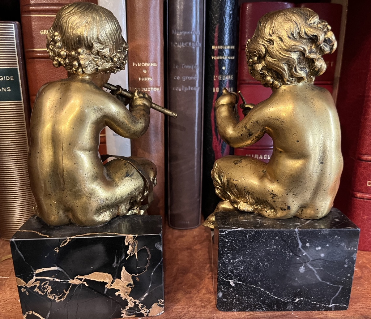 Pair Of Ormolu Fauns-photo-2