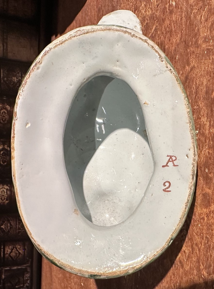 Pair Of Delftware Butter Dishes-photo-1