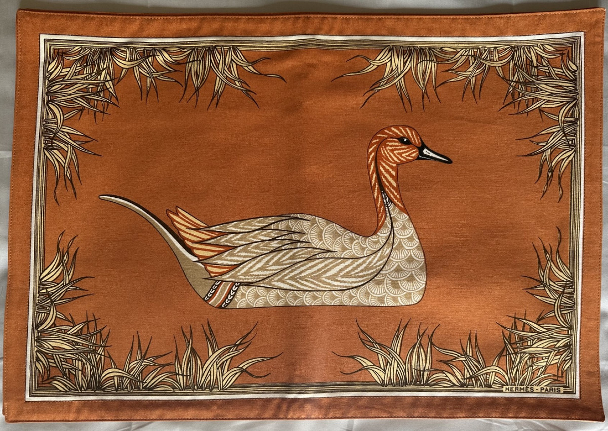 Hermès Placemat And Napkin Set-photo-3