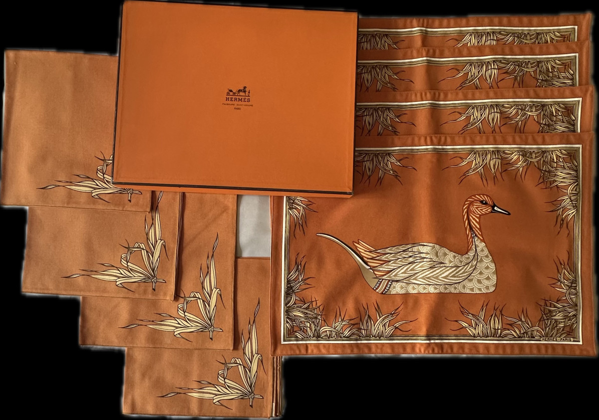 Hermès Placemat And Napkin Set