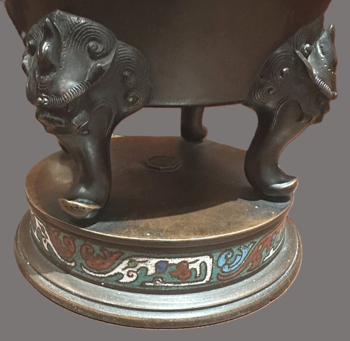 Vase cloisonné japonais-photo-4