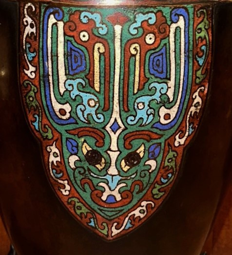 Vase cloisonné japonais-photo-2