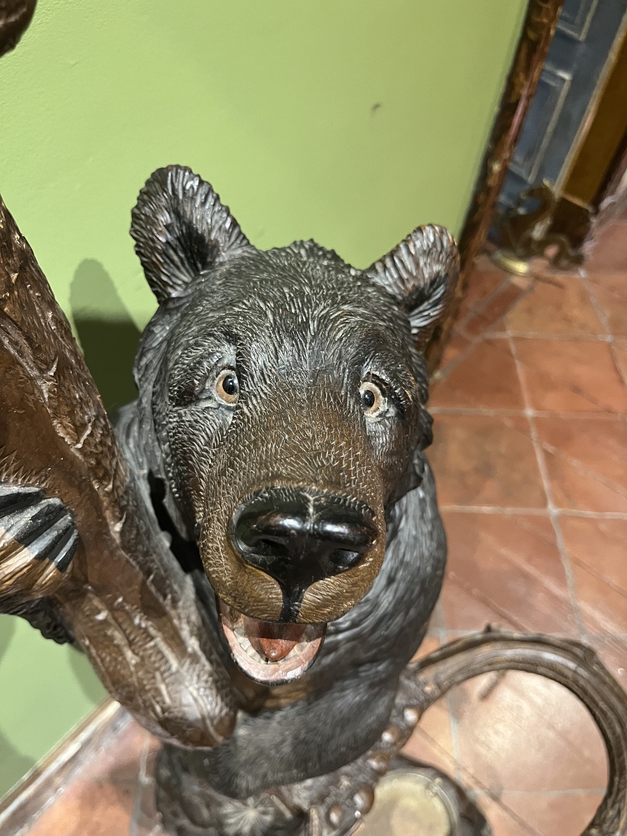 Black Forest Bear Umbrella And Coat Stand-photo-3