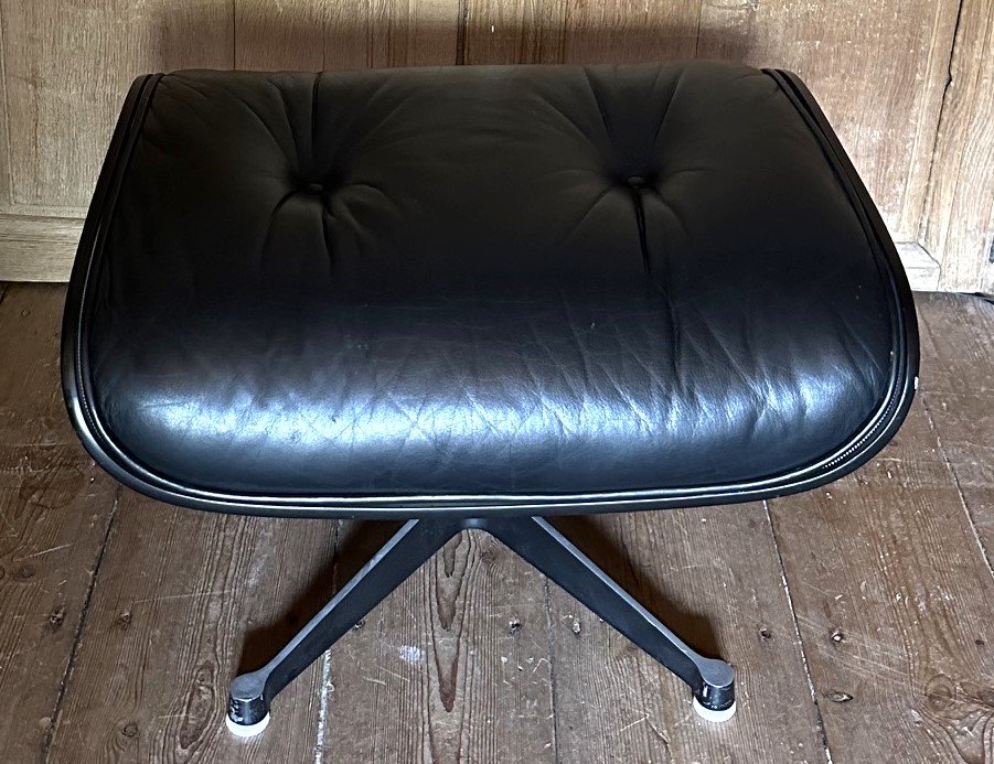 Charles Eames Armchair And Ottoman-photo-2