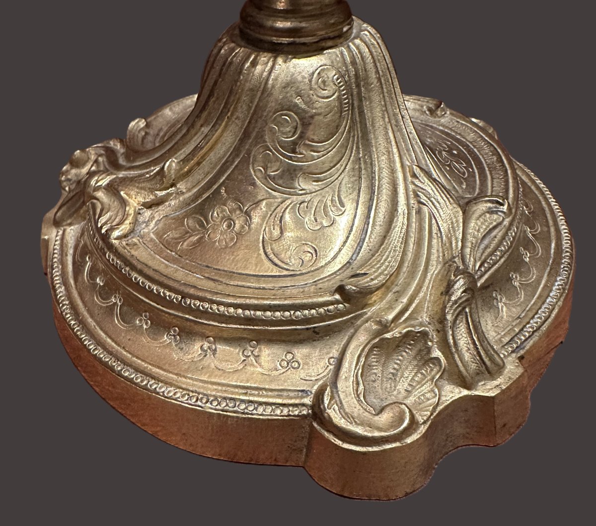 Pair Of Louis XV Candlesticks-photo-4
