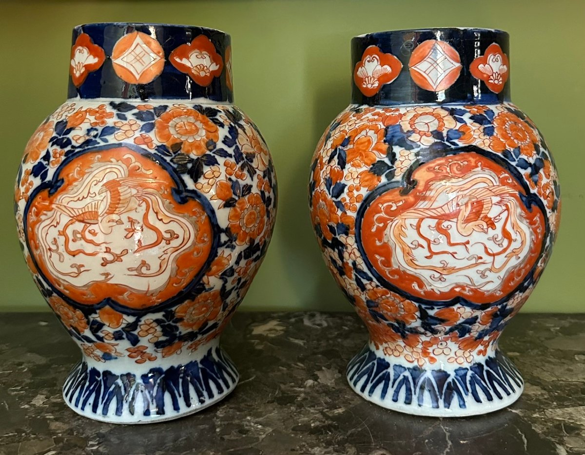 Pair Of Imari Vases