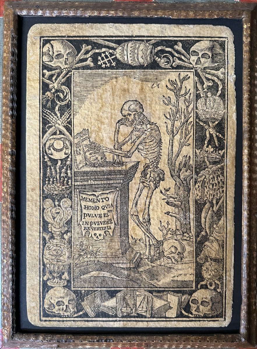 Estampe encadrée Memento Mori-photo-2