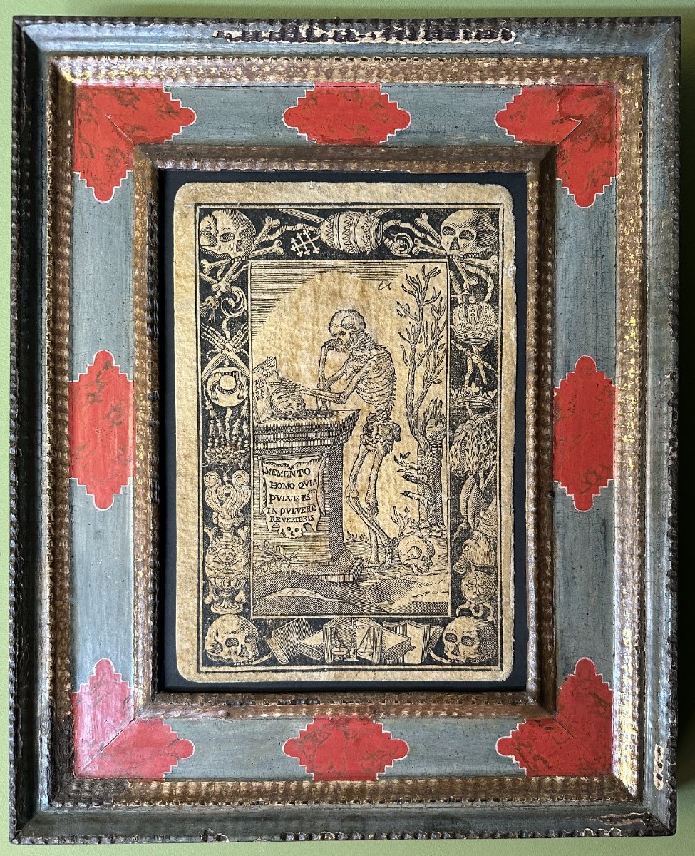 Estampe encadrée Memento Mori