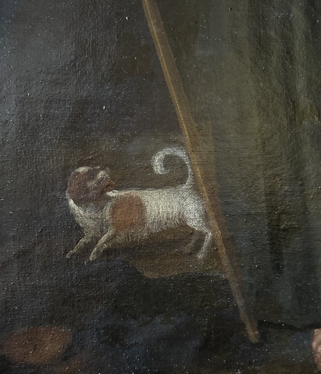 18th-century Pilgrim Painting-photo-3