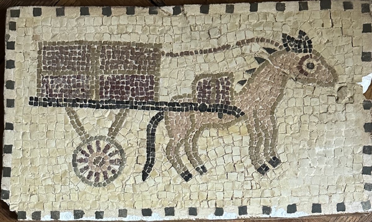 Pavement mosaïque romaine 