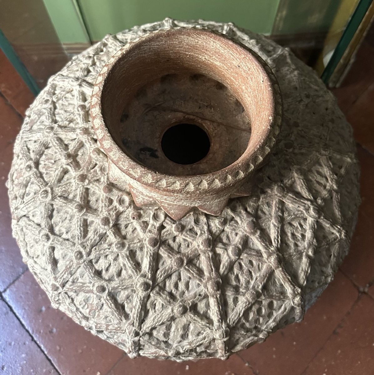 Terracotta Lamp Base By Jouhanneau-photo-3