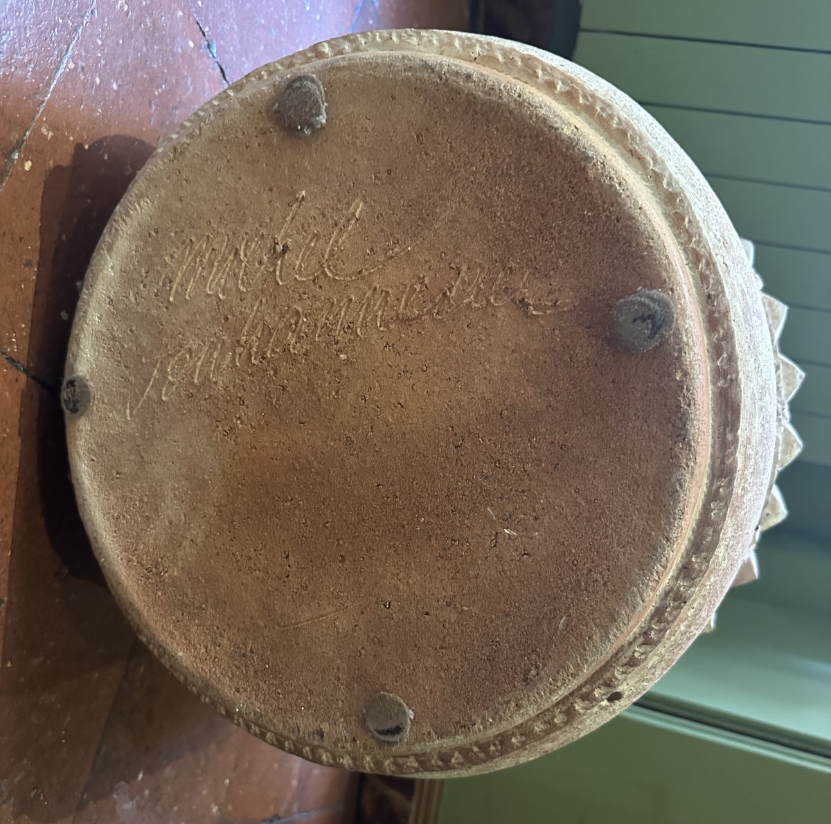 Terracotta Lamp Base By Jouhanneau-photo-3