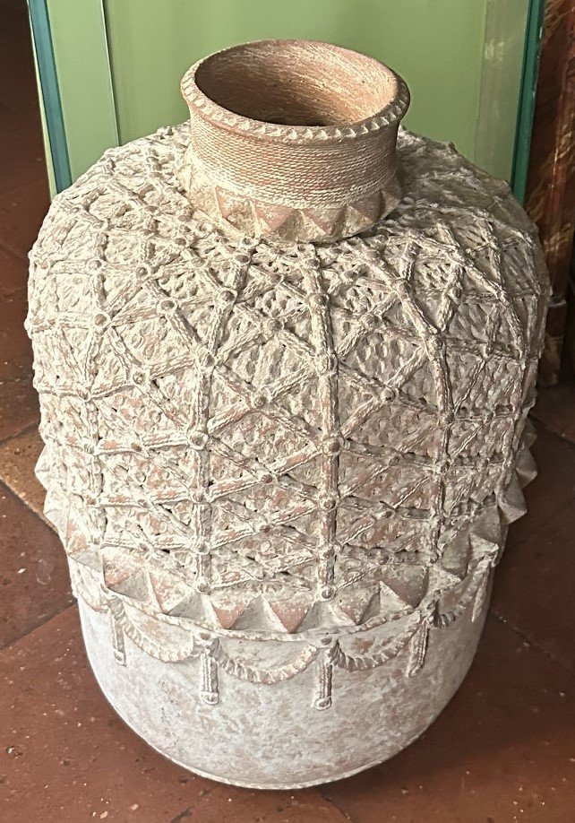 Terracotta Lamp Base By Jouhanneau