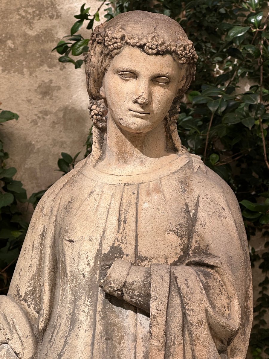 Terracotta Sculpture Of Ceres-photo-3