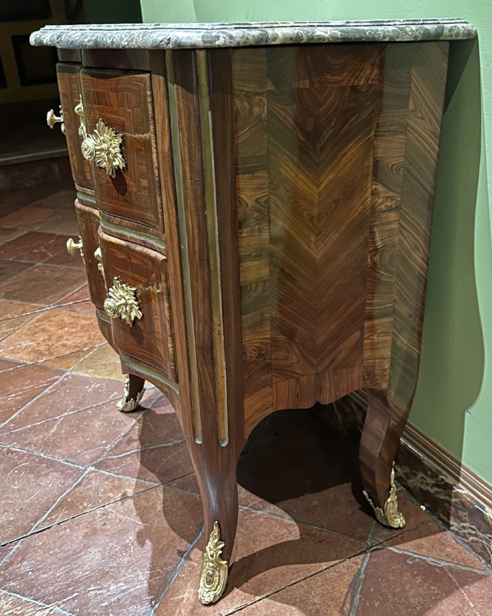 Commode sauteuse Louis XV-photo-4