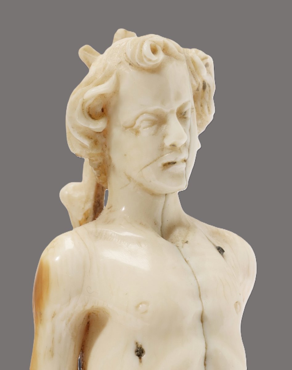 St. Sebastian, Ivory, 17th Century-photo-2