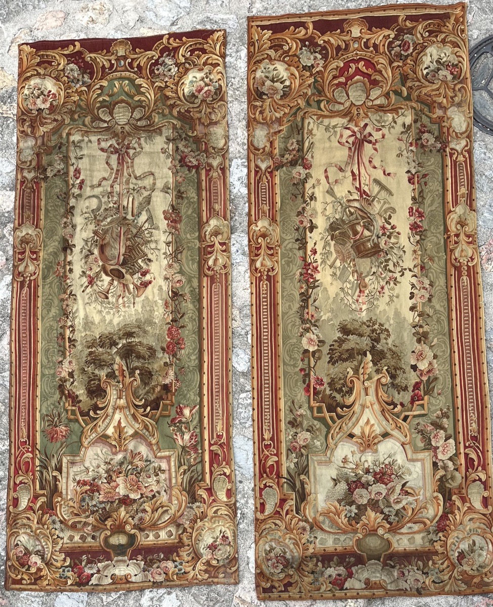 Pair Of Aubusson Portières