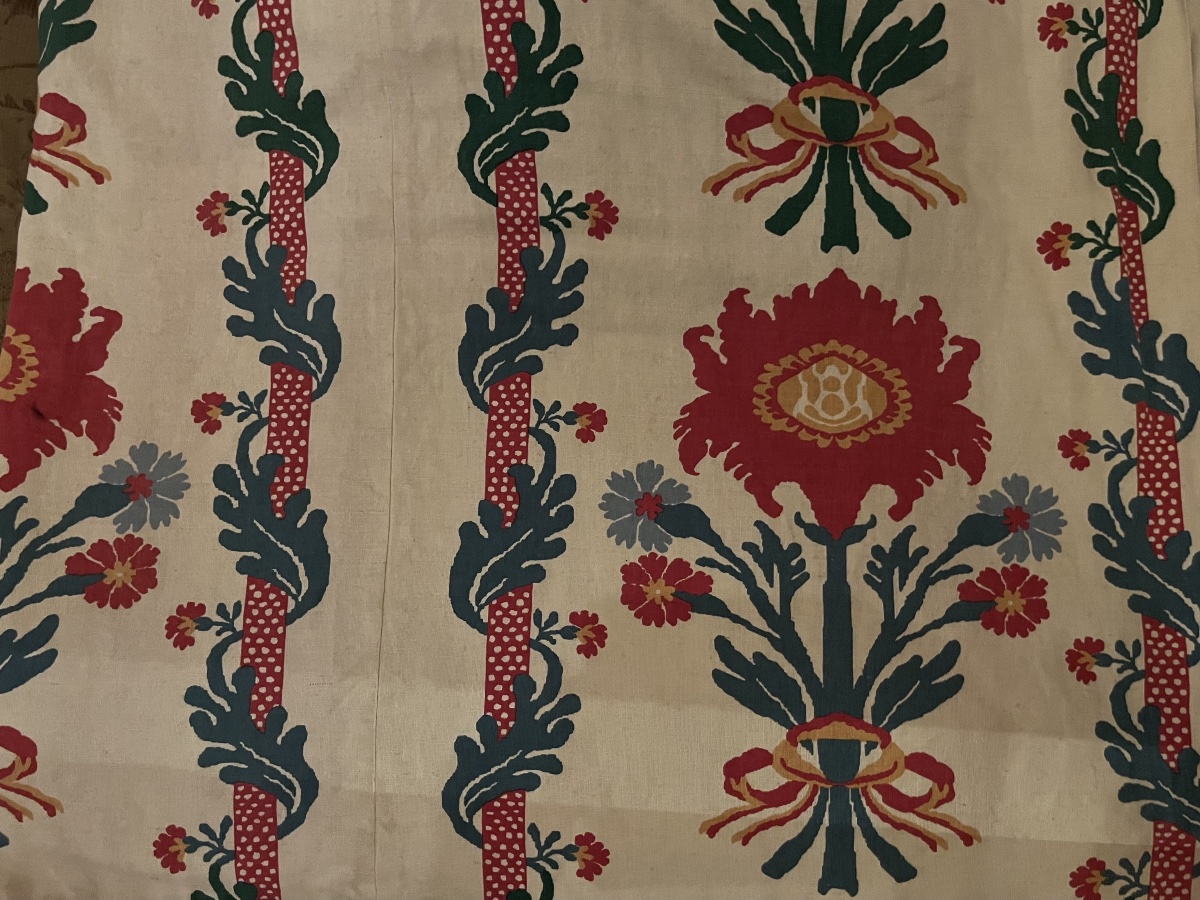 Pair Of Le Manach Fabric Door Panels 