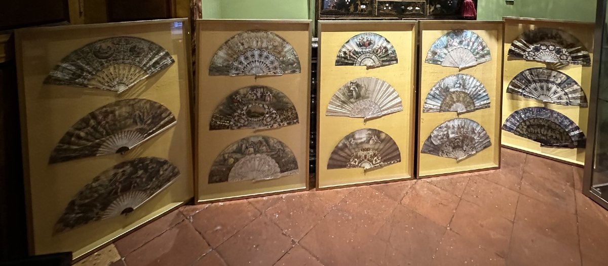 Ensemble de trois éventails-photo-1
