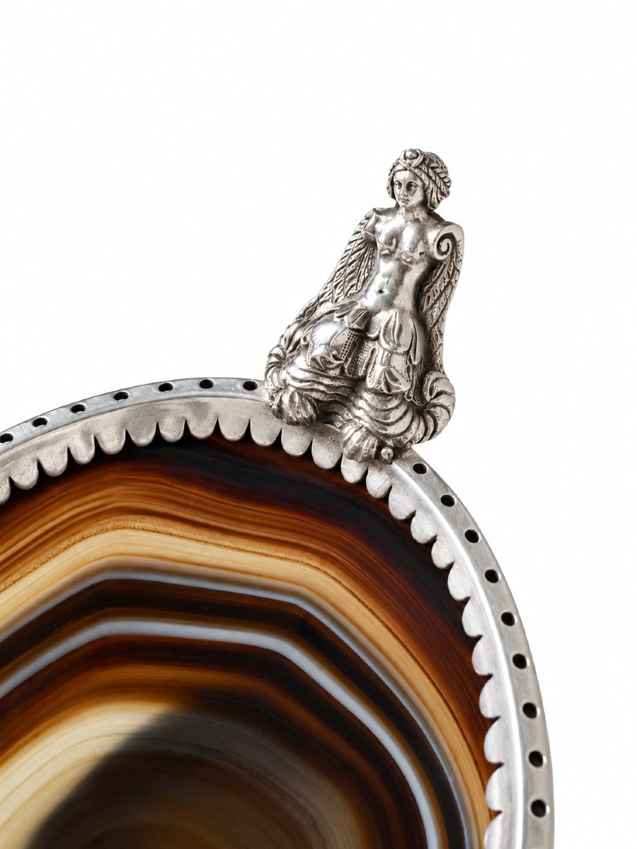 Agate And Solid Silver Cup-photo-1