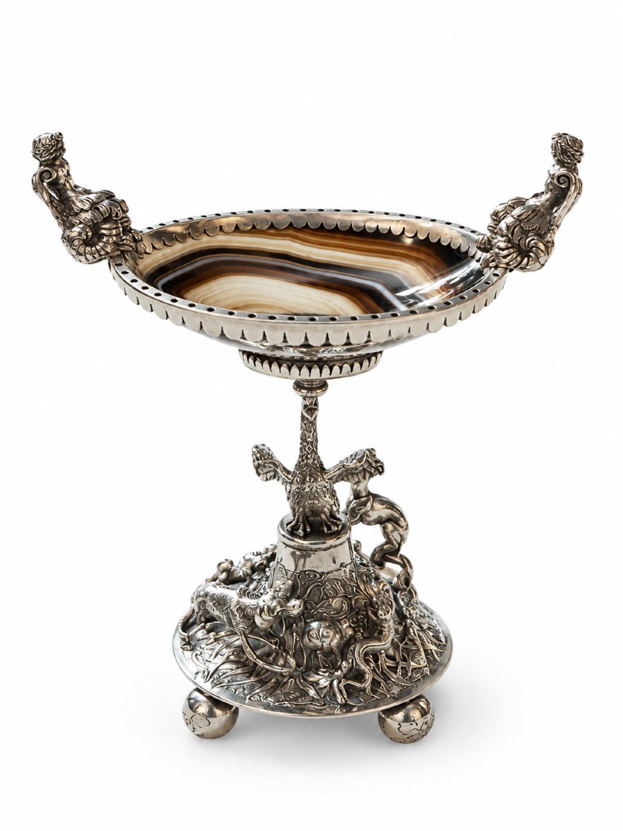 Agate And Solid Silver Cup-photo-2