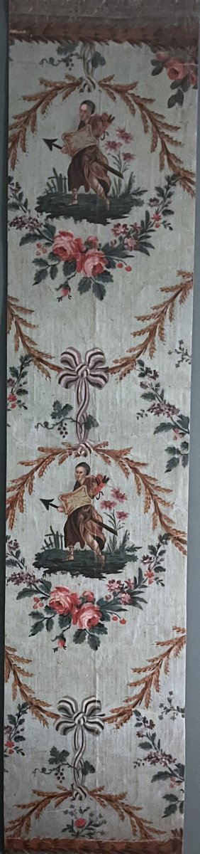 18th-century Chinese-style Painted Canvases-photo-3