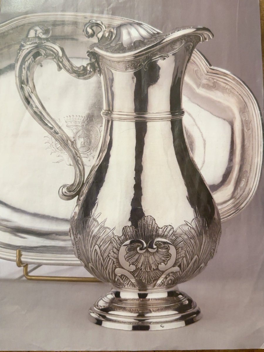 Solid Silver Ewer And Basin