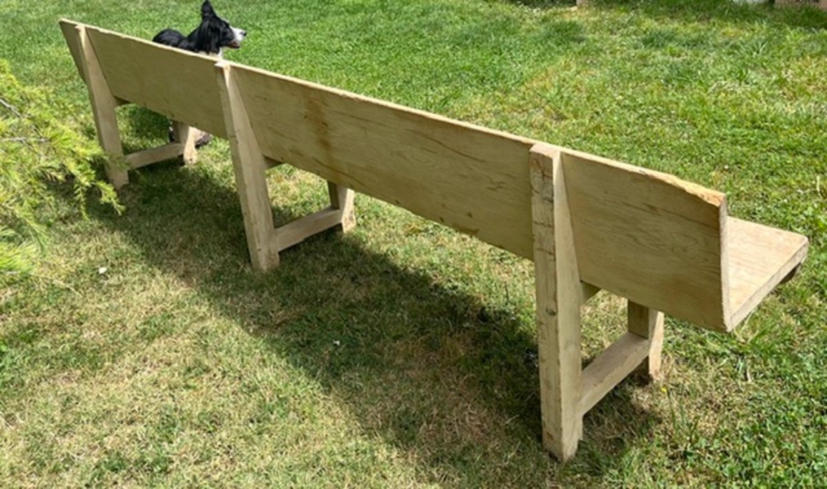 Farmhouse Table With Benches-photo-6