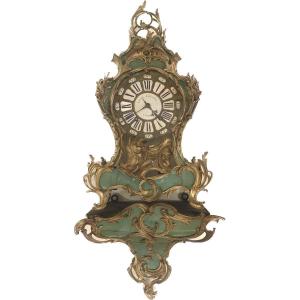 Louis XV Green Horn Wall Cartel