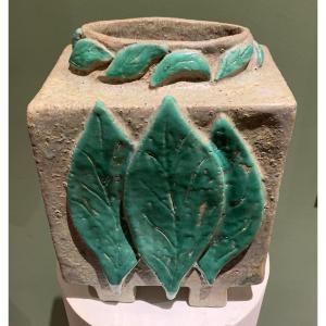 Stoneware Vase Circa 1960 