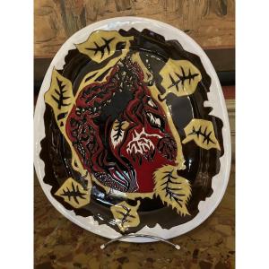 Plat céramique Lurçat 