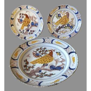 Polychrome Delftware Dishes