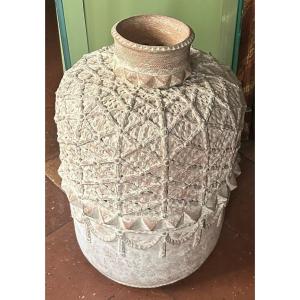 Terracotta Lamp Base By Jouhanneau