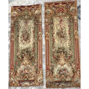 Paire de portières Aubusson