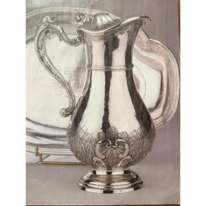 Solid Silver Ewer And Basin