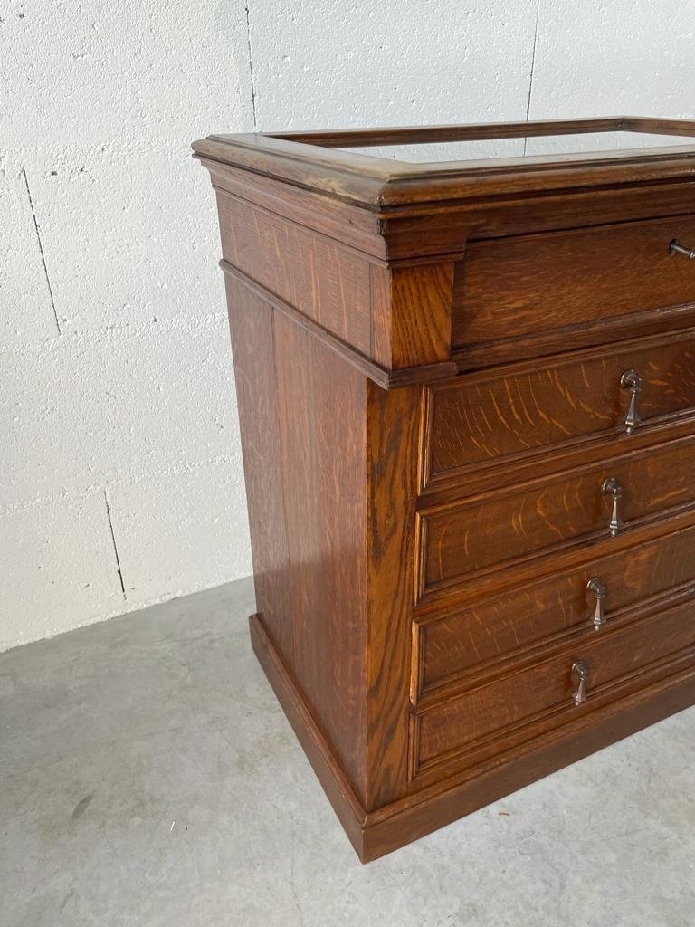 Collectors Furniture - Solid Oak - Period: Louis-philippe - Circa: 1835-1840-photo-3