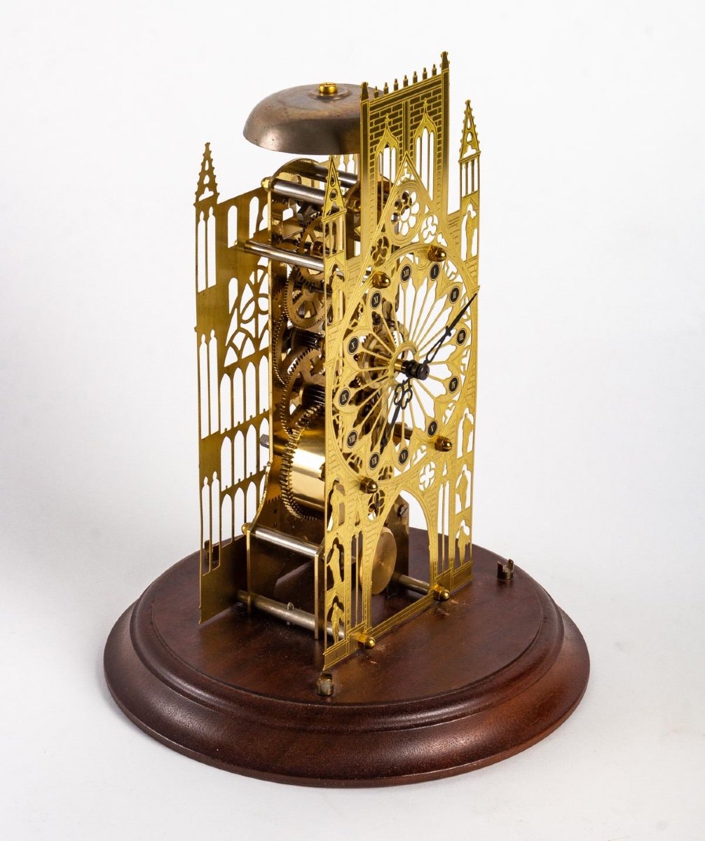 Horloge Squelette -  Sous Globe - Cathédrale York Minster - Époque : XXème-photo-4