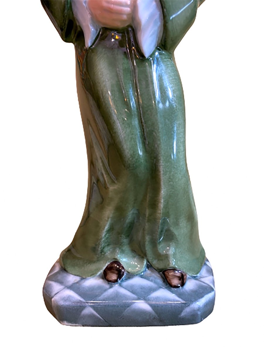 Porcelaine De Limoges - Statue Argan - Le Malade Imaginaire - époque :  Début XXème Siècle-photo-3