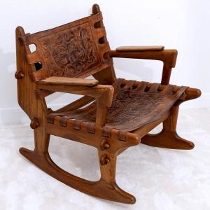 Rocking Chair Angel Pazmino Pour Muebles De Estilo - époque XXème